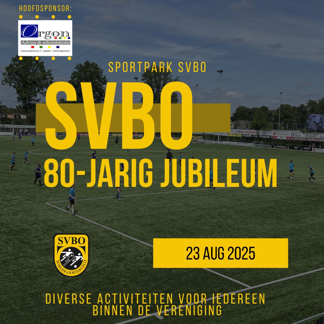 80-jarig jubileum SVBO